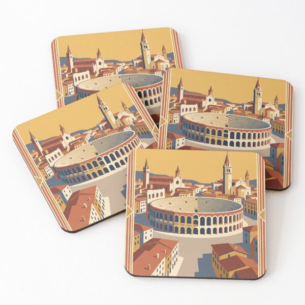 Item preview, Verona Italy Vintage Travel Poster designed and sold by Bomax121.