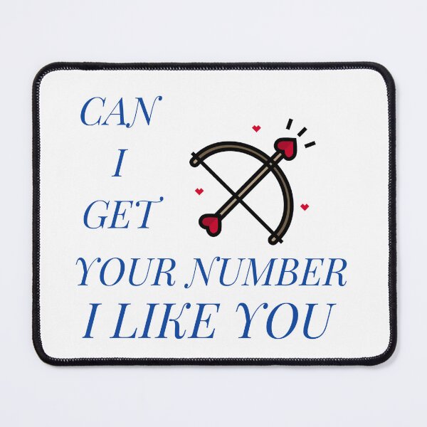 Item preview, Copy of Can I Get Your Number I Like You - Cupid Arrow Pickup Line designed and sold by Jomsunshine.