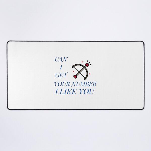 Item preview, Copy of Can I Get Your Number I Like You - Cupid Arrow Pickup Line designed and sold by Jomsunshine.