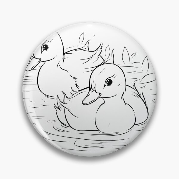 Item preview, Duck swimming designed and sold by cute-corner0.