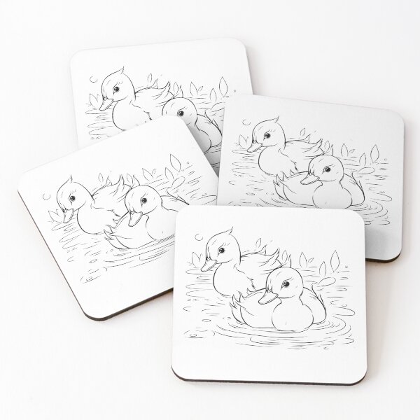 Item preview, Duck swimming designed and sold by cute-corner0.