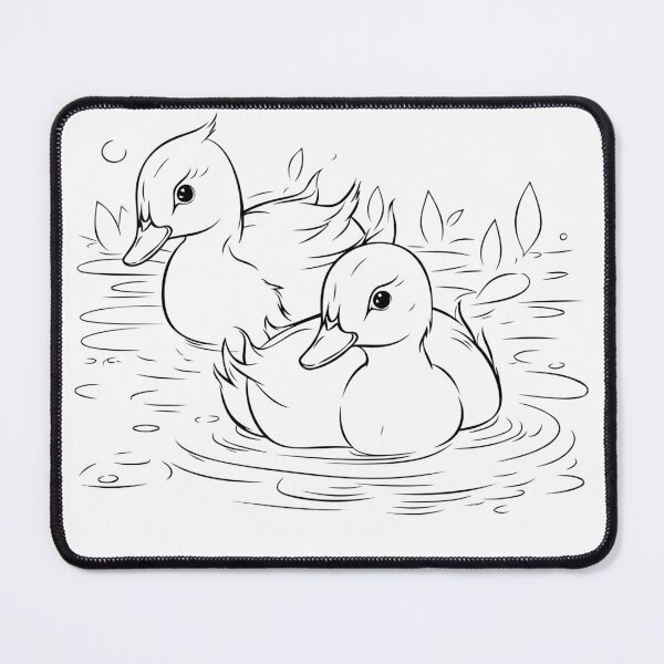 Item preview, Duck swimming designed and sold by cute-corner0.