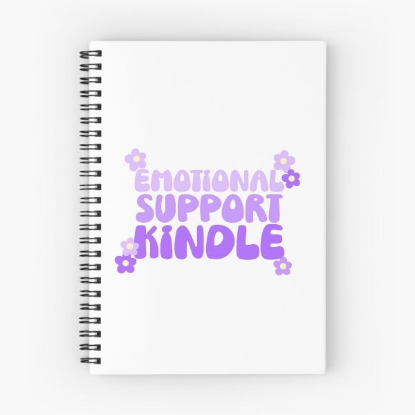 Item preview, Emotional Support Kindle Purple Flowers designed and sold by letizzart designs.