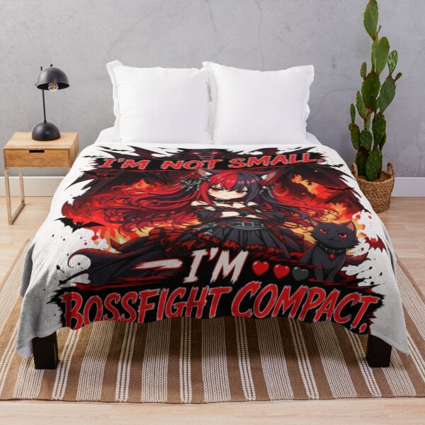 Item preview, I'm Not Short, I'm Boss Fight Compact | Funny Anime Gamer Girl designed and sold by Revyra Design .