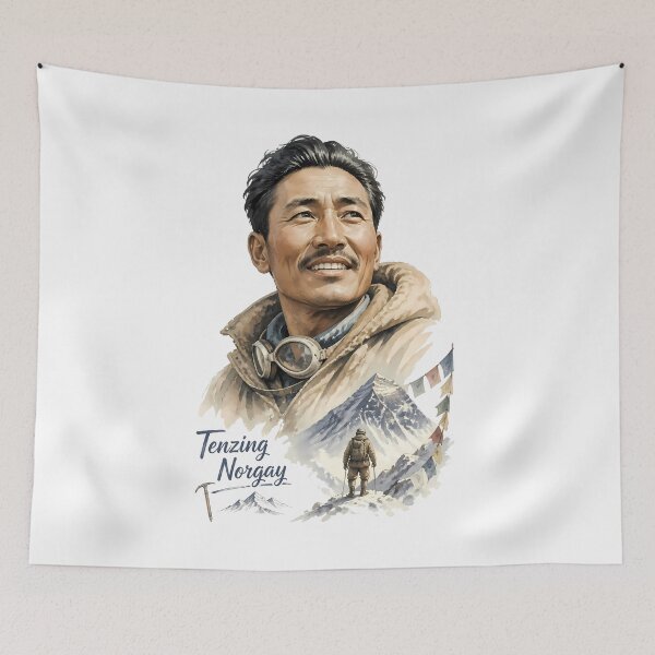 Item preview, Tenzing Norgay designed and sold by Sarcastic designs.