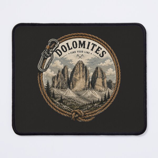 Item preview, Tre Cime di Lavaredo Dolomites Dolomiti Rope Climbing designed and sold by SlothcoreVibes.