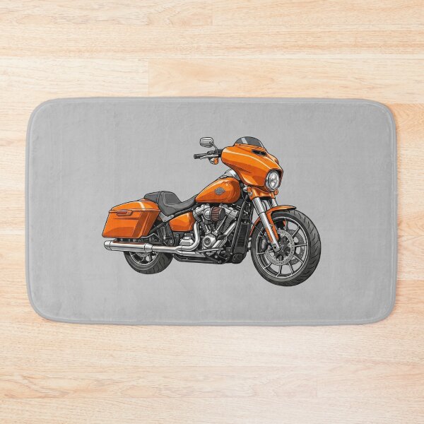Item preview, Orange Harley Davidson Low Rider ST Performance Cruiser Illustration designed and sold by Motorline44.