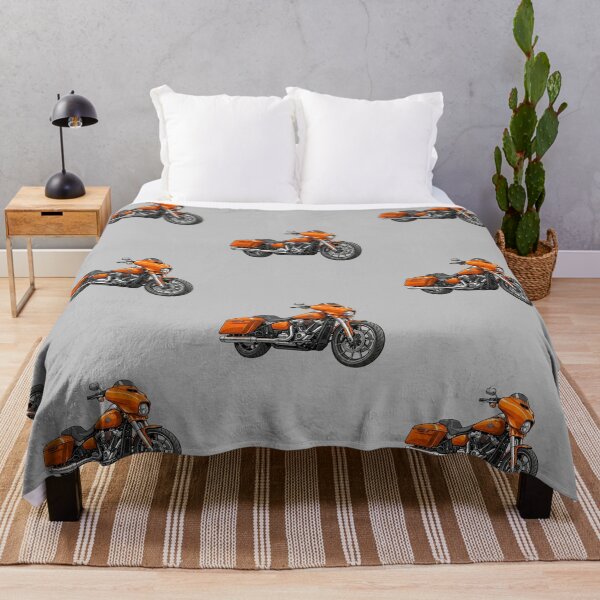 Item preview, Orange Harley Davidson Low Rider ST Performance Cruiser Illustration designed and sold by Motorline44.