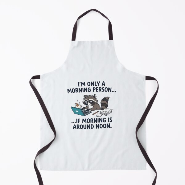 Item preview, Funny Tired Raccoon Morning Person Office Humor designed and sold by Owcomm.
