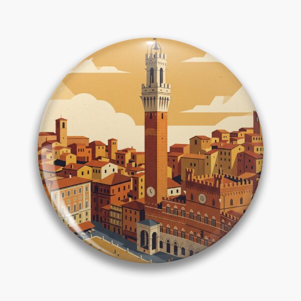 Item preview, Siena Italy Vintage Travel Poster designed and sold by Bomax121.