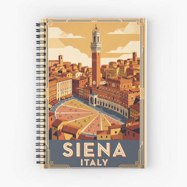 Item preview, Siena Italy Vintage Travel Poster designed and sold by Bomax121.