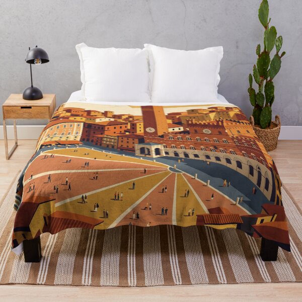 Item preview, Siena Italy Vintage Travel Poster designed and sold by Bomax121.