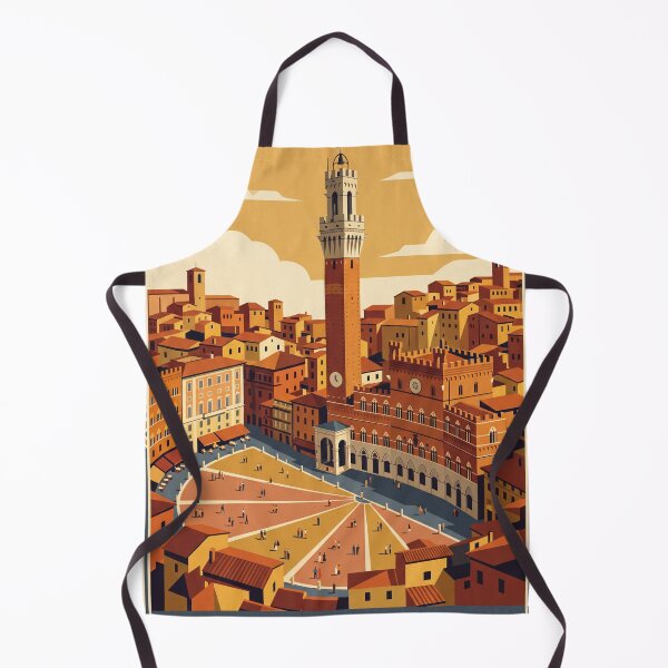 Item preview, Siena Italy Vintage Travel Poster designed and sold by Bomax121.