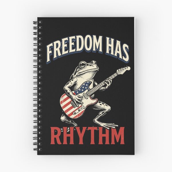 Item preview, Freedom Has Rhythm Frog designed and sold by Tiffany Roy.