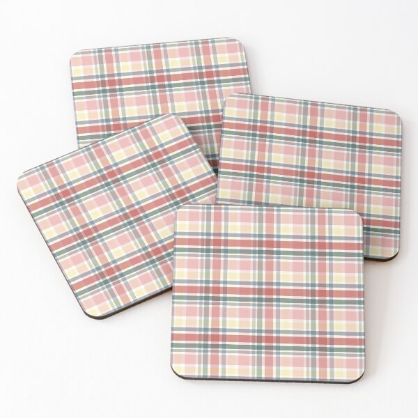 Item preview, Cloud Blossom Plaid in Rust, Sage, Pink and Yellow designed and sold by Sheila McDowell Design.