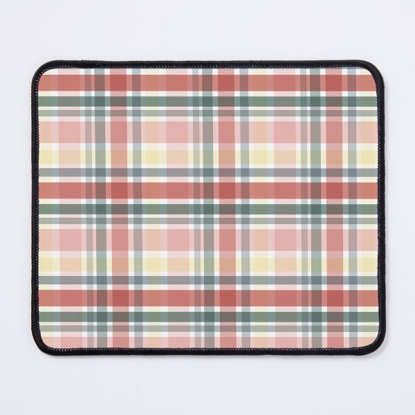 Item preview, Cloud Blossom Plaid in Rust, Sage, Pink and Yellow designed and sold by Sheila McDowell Design.