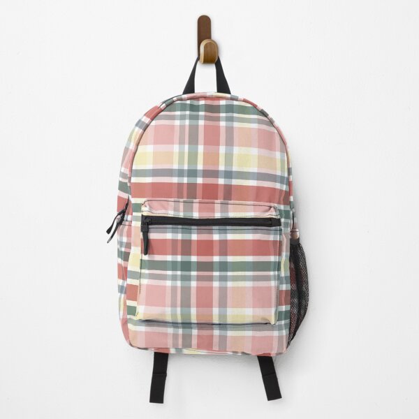 Item preview, Cloud Blossom Plaid in Rust, Sage, Pink and Yellow designed and sold by Sheila McDowell Design.
