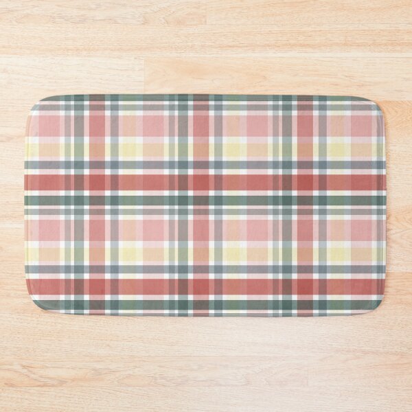 Item preview, Cloud Blossom Plaid in Rust, Sage, Pink and Yellow designed and sold by Sheila McDowell Design.