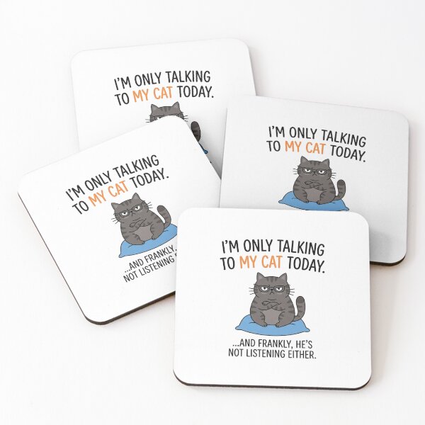 Item preview, Im Only Talking To My Cat Today designed and sold by Owcomm.