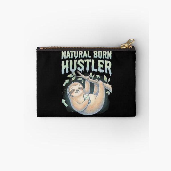 Item preview, Natural Born Hustler Funny Sloth Business Art designed and sold by eMeS-Design.