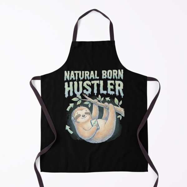 Item preview, Natural Born Hustler Funny Sloth Business Art designed and sold by eMeS-Design.