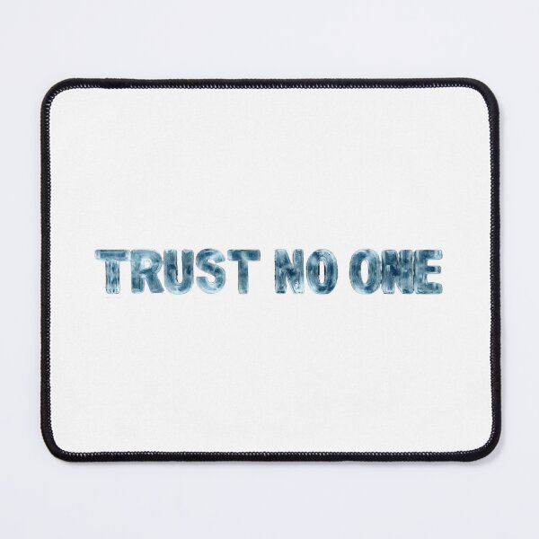 Item preview, Ледяной 3D-дизайн типографики «TRUST NO ONE» (Frosty 3D Ice Typography Design "TRUST NO ONE") designed and sold by Nakrisa.