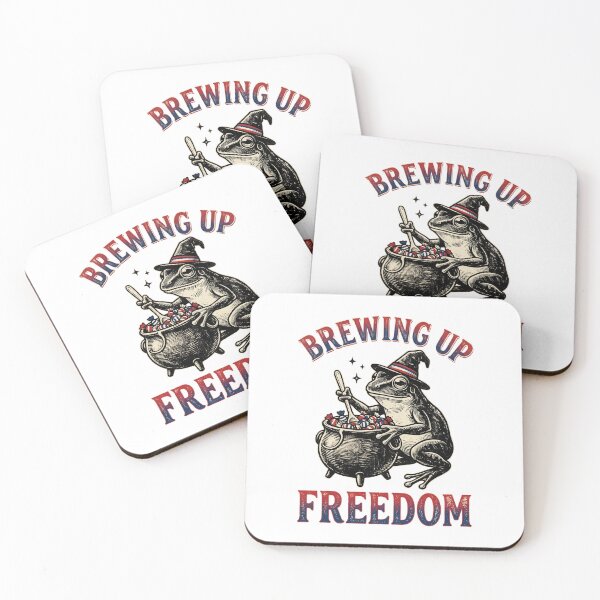 Item preview, Brewing Up Freedom Frog designed and sold by Roy & Tiffany.