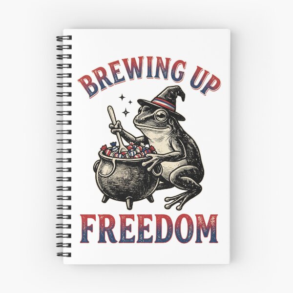 Item preview, Brewing Up Freedom Frog designed and sold by Tiffany Roy.