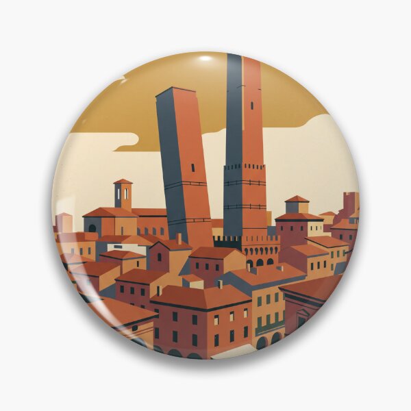 Item preview, Bologna Italy Vintage Travel Poster designed and sold by Bomax121.