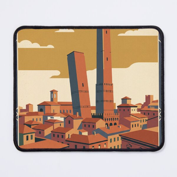 Item preview, Bologna Italy Vintage Travel Poster designed and sold by Bomax121.
