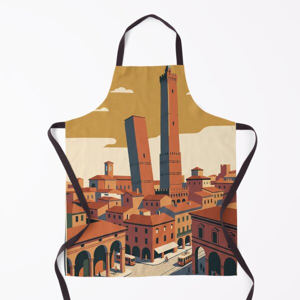 Item preview, Bologna Italy Vintage Travel Poster designed and sold by Bomax121.
