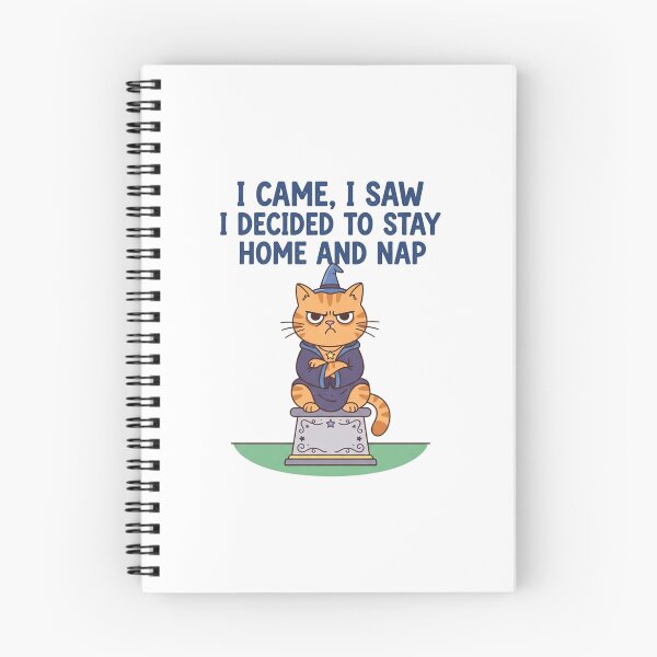 Item preview, Funny Grumpy Wizard Cat Stay Home Nap designed and sold by Owcomm.