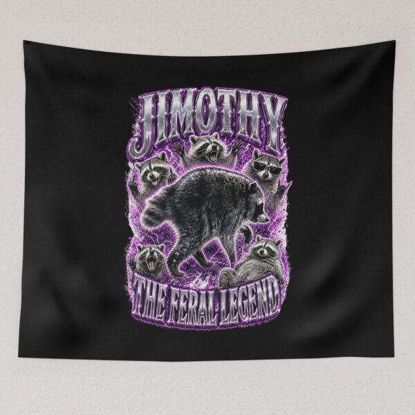 Item preview, Jimothy The Feral Legend Seattle Washington Viral Raccoon designed and sold by SunfullyYours.