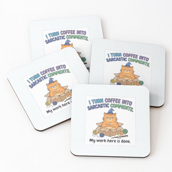 Item preview, Grumpy Cat Coffee Into Sarcastic Comments designed and sold by Owcomm.