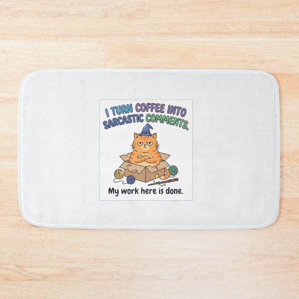 Item preview, Grumpy Cat Coffee Into Sarcastic Comments designed and sold by Owcomm.