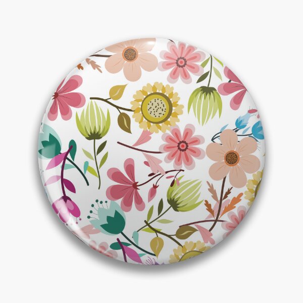 Item preview, Colorful wildflower garden seamless pattern designed and sold by PowerAntShop.