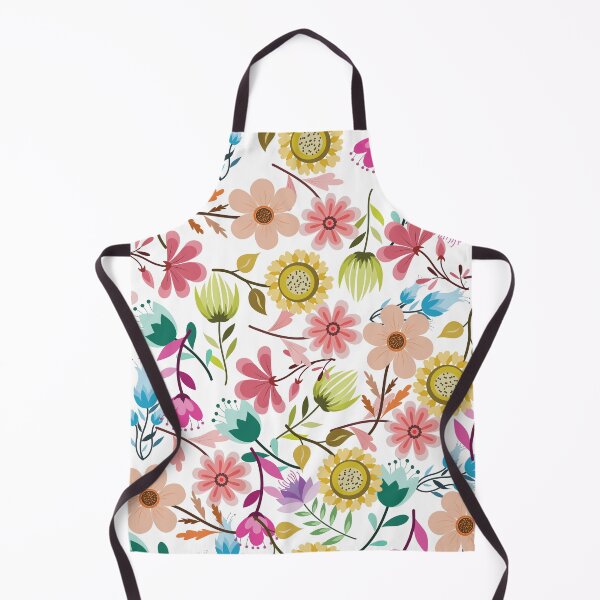Item preview, Colorful wildflower garden seamless pattern designed and sold by PowerAntShop.