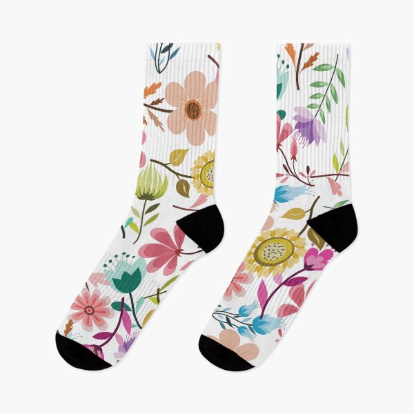 Item preview, Colorful wildflower garden seamless pattern designed and sold by PowerAntShop.