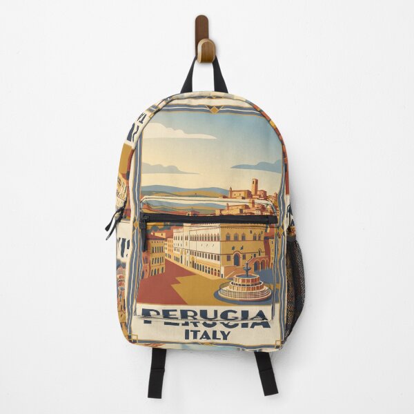 Item preview, Perugia Italy Vintage Travel Poster designed and sold by Bomax121.
