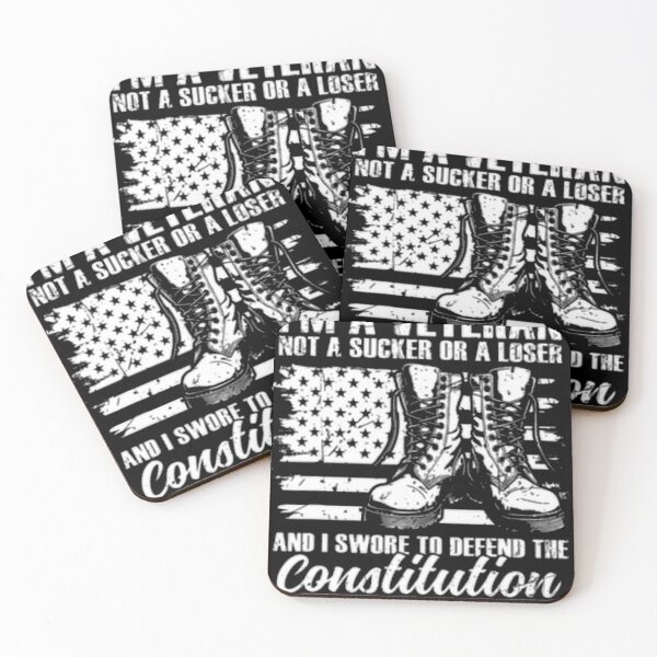 Item preview, Im A Veteran Not A Sucker Or A Loser Defend Consti designed and sold by salmarie.