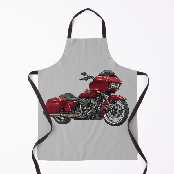 Item preview, Red Harley Davidson Road Glide Special Bagger Motorcycle Illustration designed and sold by Motorline44.