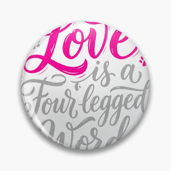 Item preview, Dog, Love is a four legged word, cute, funny dog Essential T-Shirt designed and sold by gidget-gadget.