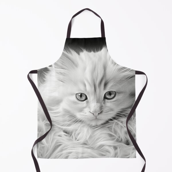 Item preview, Gentle Gaze of a White Kitten designed and sold by djovan.