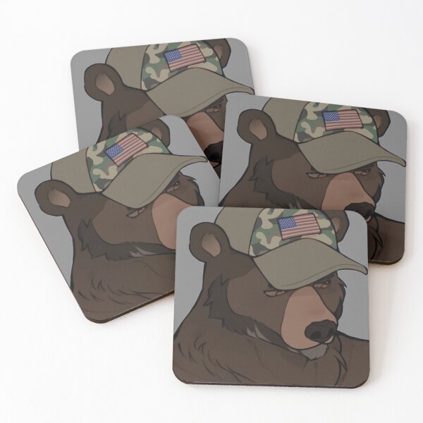 Item preview, Bear Brotherhood LGBT Pride: Vintage Paw Print Silhouette and Bear Cave Community Quotes Fan Art Poster designed and sold by benja-08.