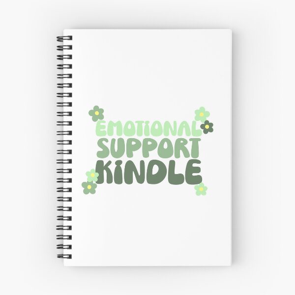 Item preview, Emotional Support Kindle Green Flowers designed and sold by letizzart designs.