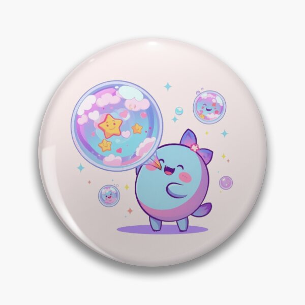 Item preview, Bubble Beast Sticker | Cute Bubble Monster Kawaii Mascot Design designed and sold by Stylestickers55.