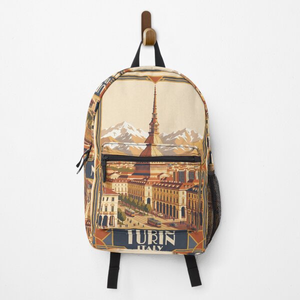 Item preview, Turin Italy Vintage Travel Poster designed and sold by Bomax121.