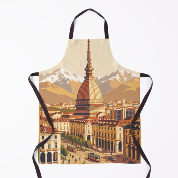 Item preview, Turin Italy Vintage Travel Poster designed and sold by Bomax121.