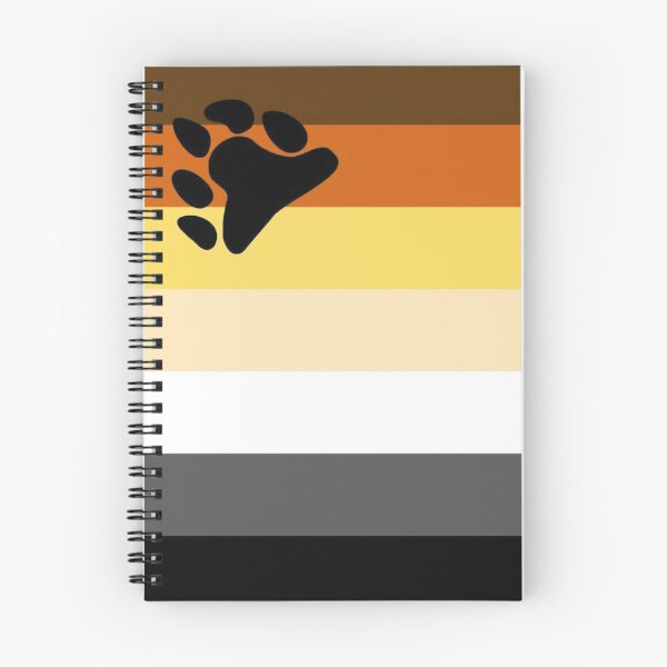Item preview, Bear Brotherhood LGBT Pride: Vintage Paw Print Silhouette and Bear Cave Community Quotes Fan Art Poster designed and sold by benja-08.