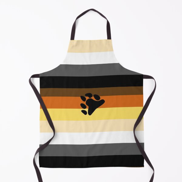 Item preview, Bear Brotherhood LGBT Pride: Vintage Paw Print Silhouette and Bear Cave Community Quotes Fan Art Poster designed and sold by benja-08.
